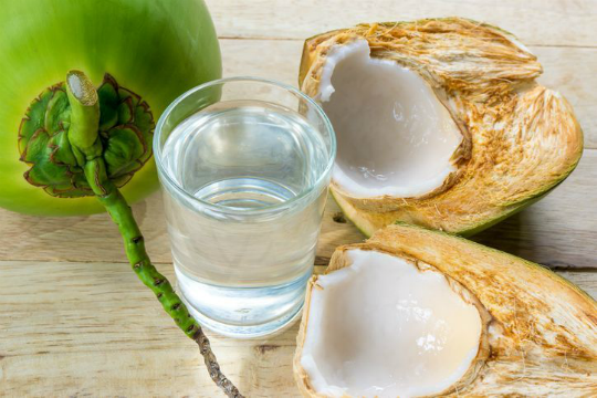 Agua de coco. RR SS