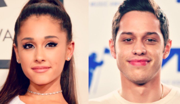 Ariana Grande, cantante y Pete Davidson, comediante. RR SS