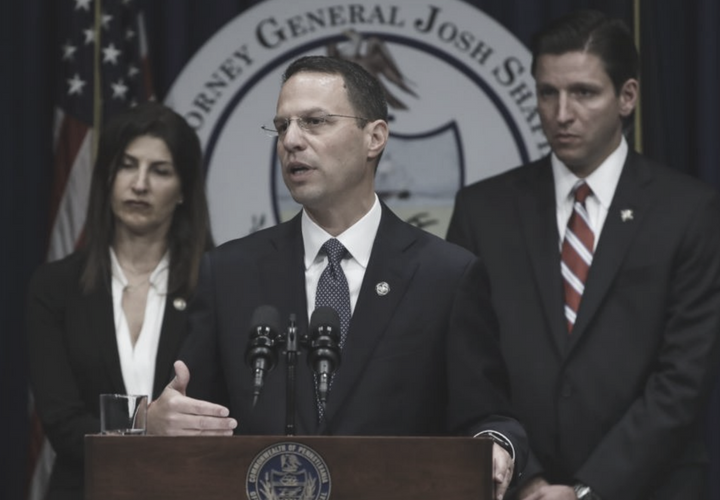Josh Shapiro, fiscal general de Pensilvania. RR SS.