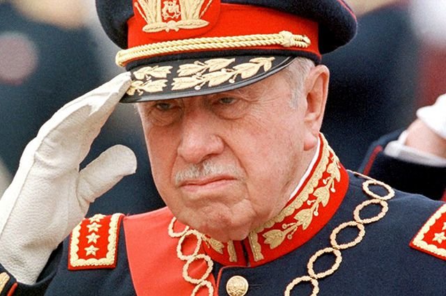 El dictador chileno Augusto Pinochet. 