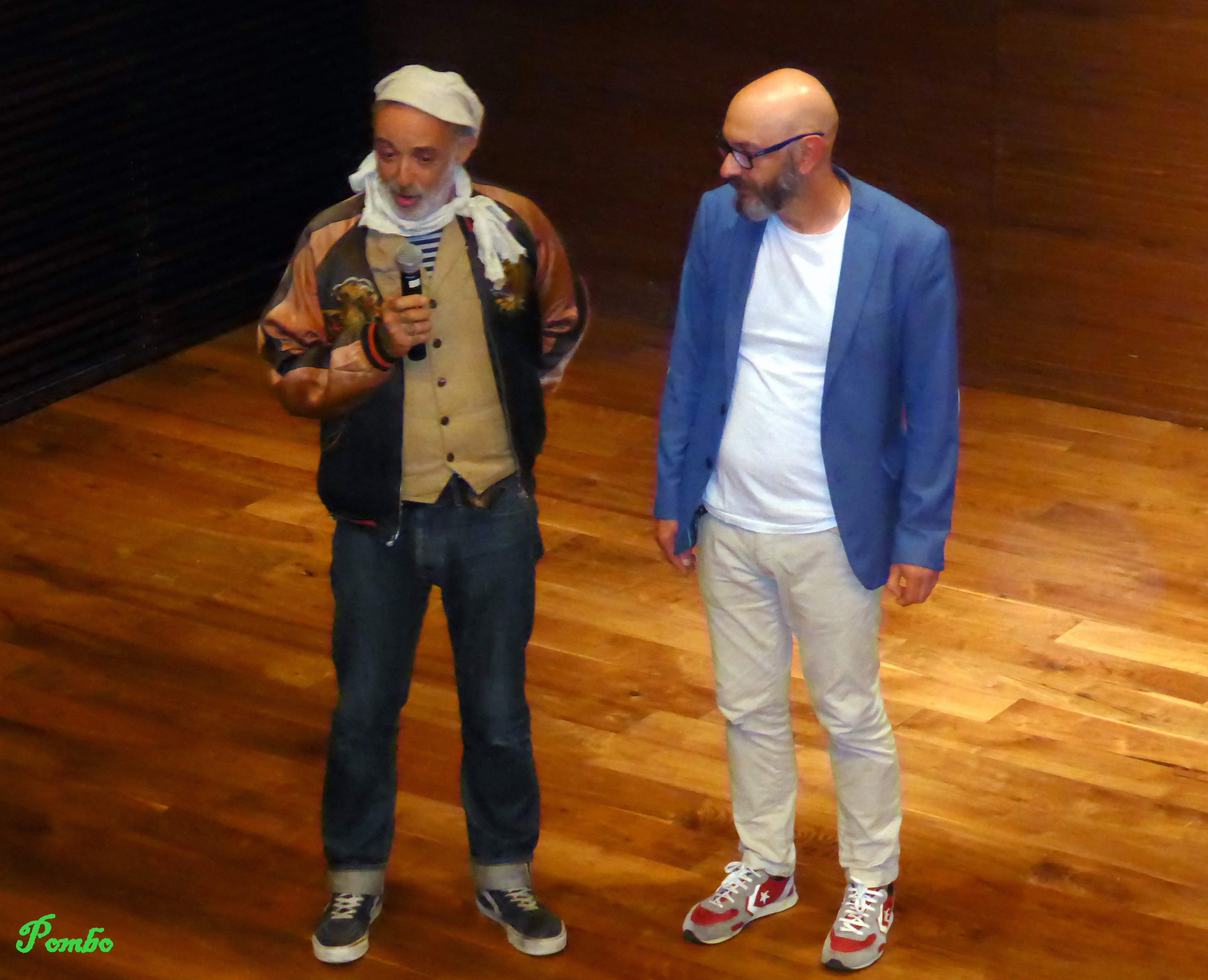 Alix y Hermida. Foto Pombo