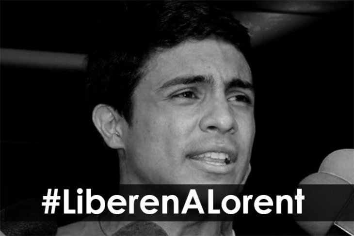 Lorent Saleh, líder estudiantil opositor. / Evtvmiami.com