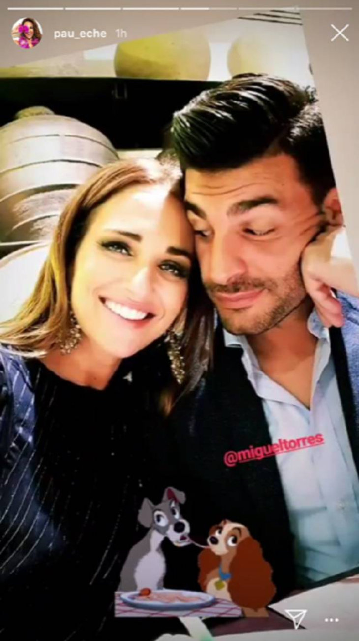 Paula Echevarría, actriz, y Miguel Torres, futbolista. / Instagram @pau_eche