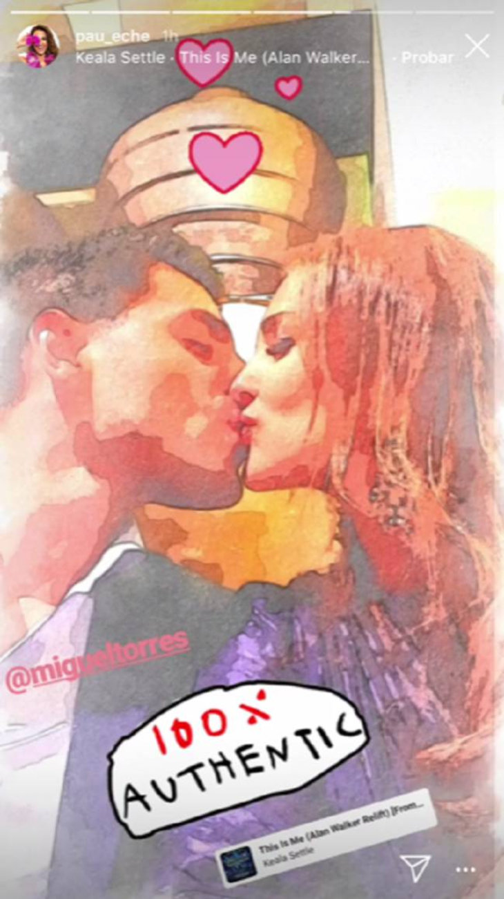 Paula Echevarría, actriz, y Miguel Torres, futbolista. / Instagram @pau_eche