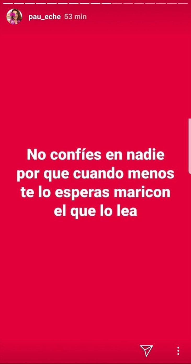 Historias de Instagram de Paula Echevarría. / @pau_eche
