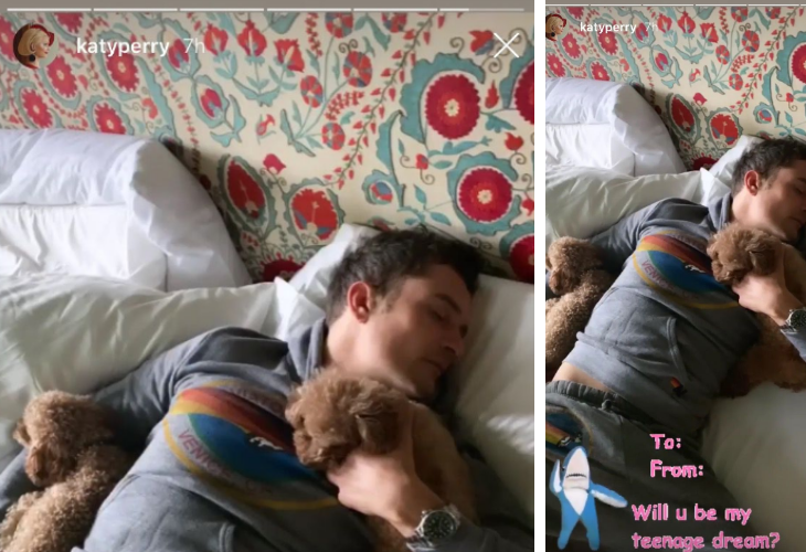 Katy Perry y Orlando Bloom se comprometieron en el día de San Valentín y su anillo es increíble. / RRSS.