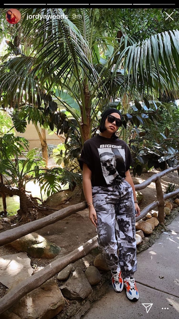 Jordyn Woods regresa oficialmente a las redes tras el escándalo con Tristan Thompson. / RRSS.