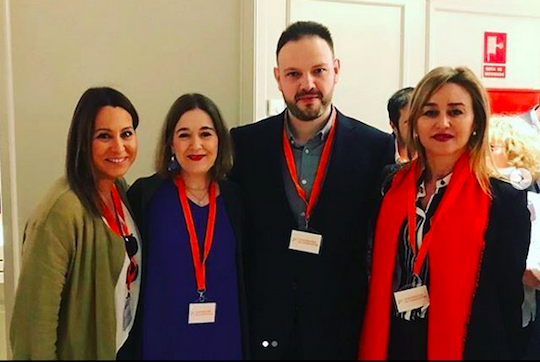 Candidatos de Cs Galicia: Beatriz Pino, Marta Rivera, José Blanco, Inés Canle. / CS Galicia