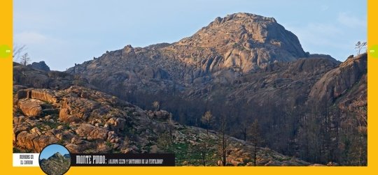 Monte Pindo en el tomo 18