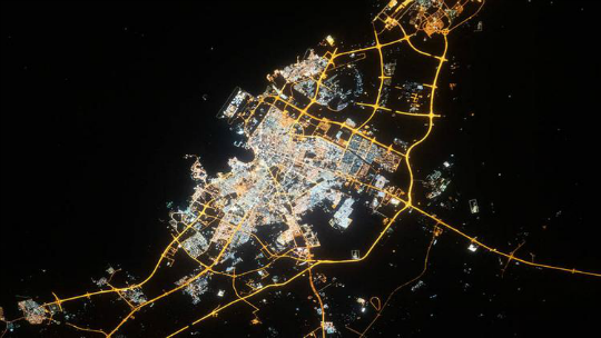 Doha, la capital de Qatar. NASA. 