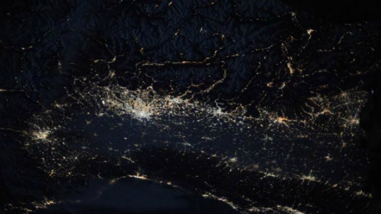 EL norte de Italia. NASA. 