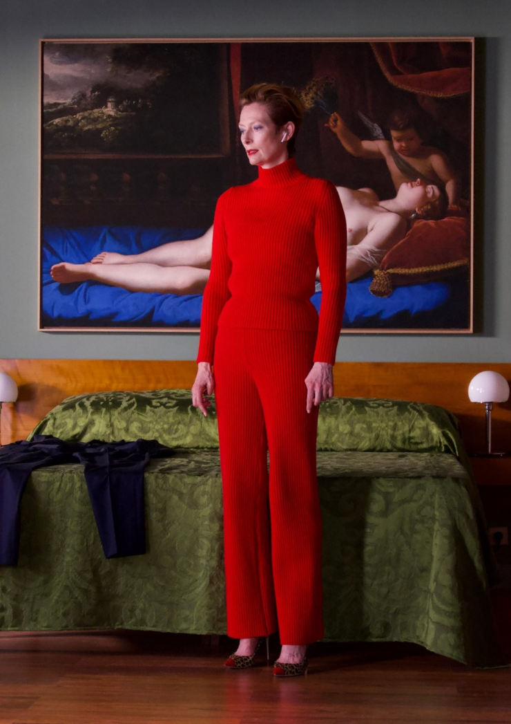 Tilda Swinton en La voz humana. Productora.