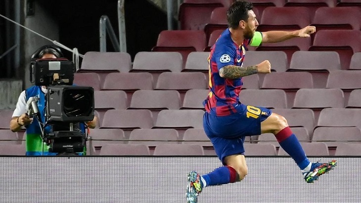 Messi marca el 2-0 frente al Nápoles - Marca