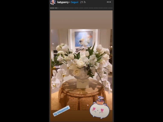 Instagram Storie de Katy Perry. _ Instagram @katyperry