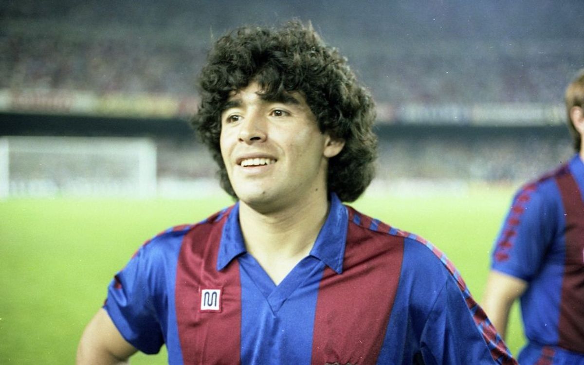 Diego Armando Maradona. / Barcelona
