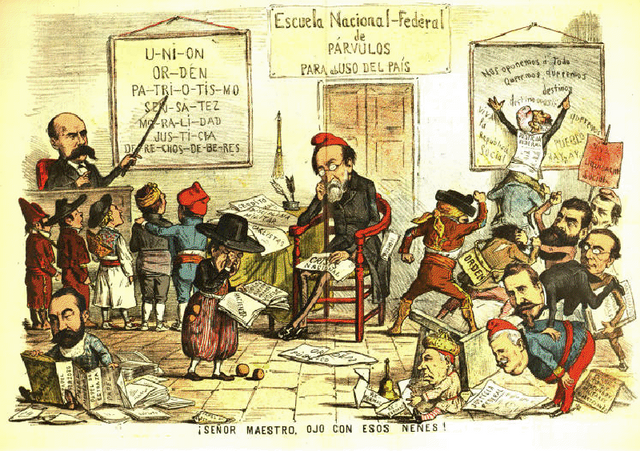 Federalismo no es cantonalismo (Caricatura del siglo XIX) [640x480]