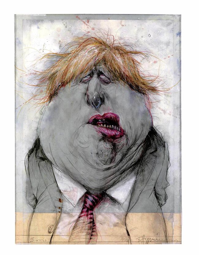 Boris Johnson, Gran Premio del World Press Cartoon 2020  /  Frank Hoppmann