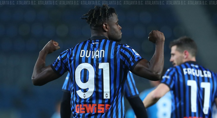 Duva Zapata, delantero del Atalanta. atalanta.it