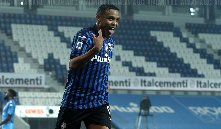 Luis Murial, delantero del Atalanta. atalante.it