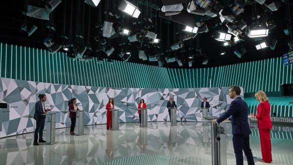 Debate entre los candidatos a la presidencia de la Comunidad de Madrid. / RR SS