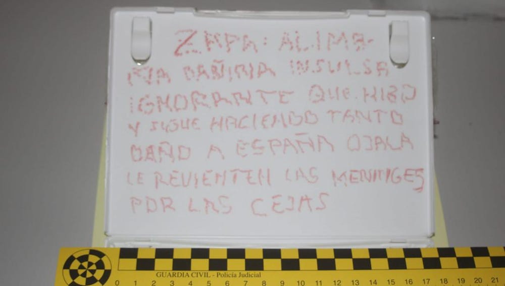 La carta dirigida a Zapatero/ La Sexta