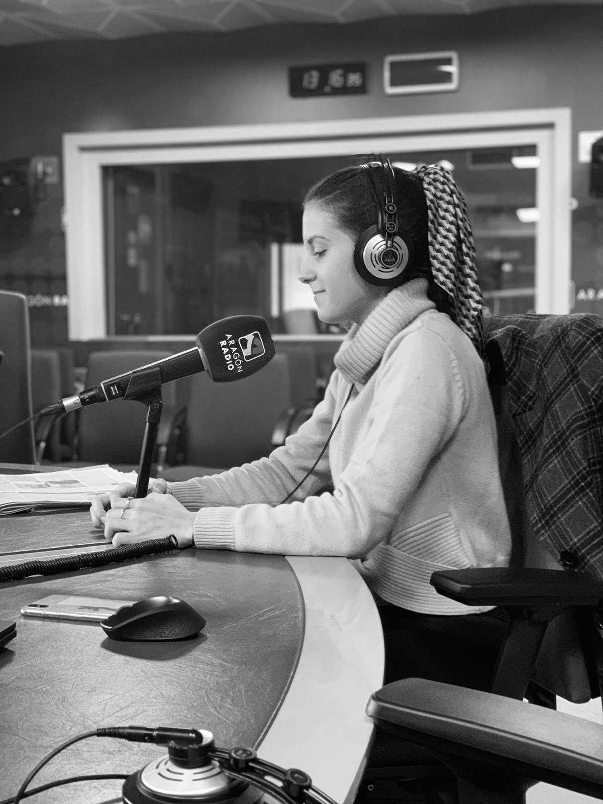 Marta Tena en la radio