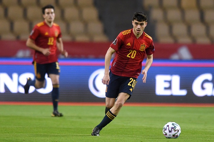 Pedri, con la selección de España... @Pedri