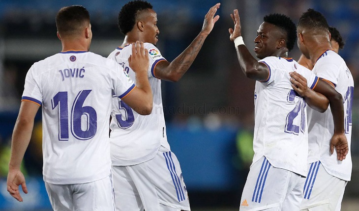 Vinícius Jr. anota ante Alavés. realmadrid.com