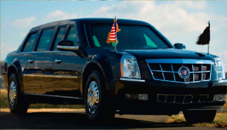 El Cadillac One del presidente estadounidense. / RRSS.