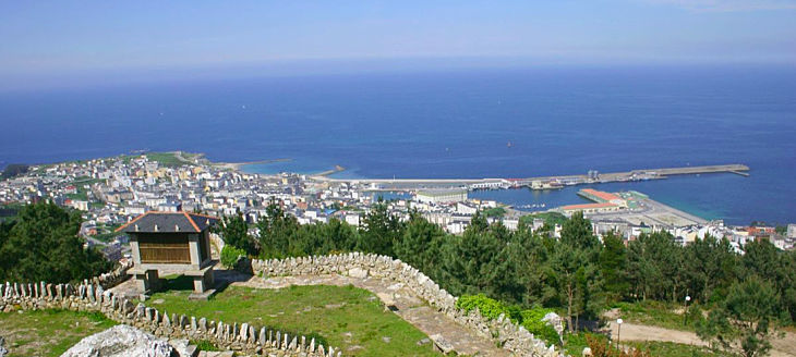 Burela desde Monte Castelo