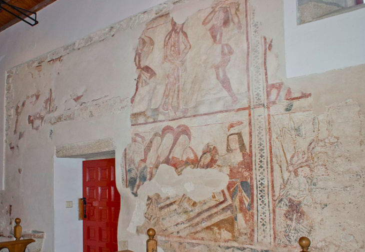 Pinturas S XVIII Santa María de Burela
