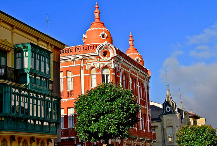 Ribadeo Arquitectura indiana