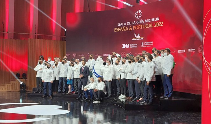 Gala de la Estrella Michelín España y Portugal 2022. / @CarlosMazon40 en Twitter.