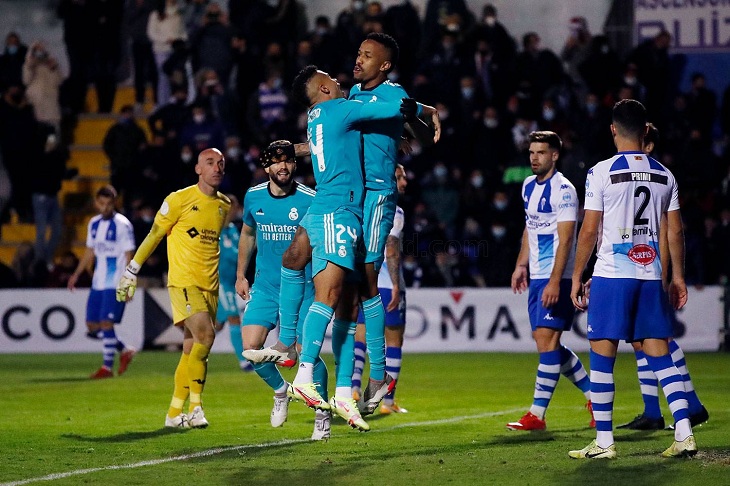 Eder Militao abrió el marcador del encuentro. /  Helios de la Rubia - realmadrid.com