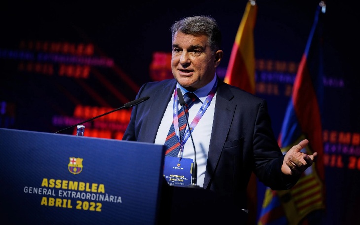 Joan Laporta, presidente del Barça. / German Parga - fcbarcelona.es