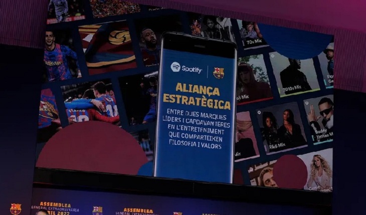 Una alianza estratégica, así denominó el Barça su acuerdo con Spotify. / German Parga - fcbarcelona.es