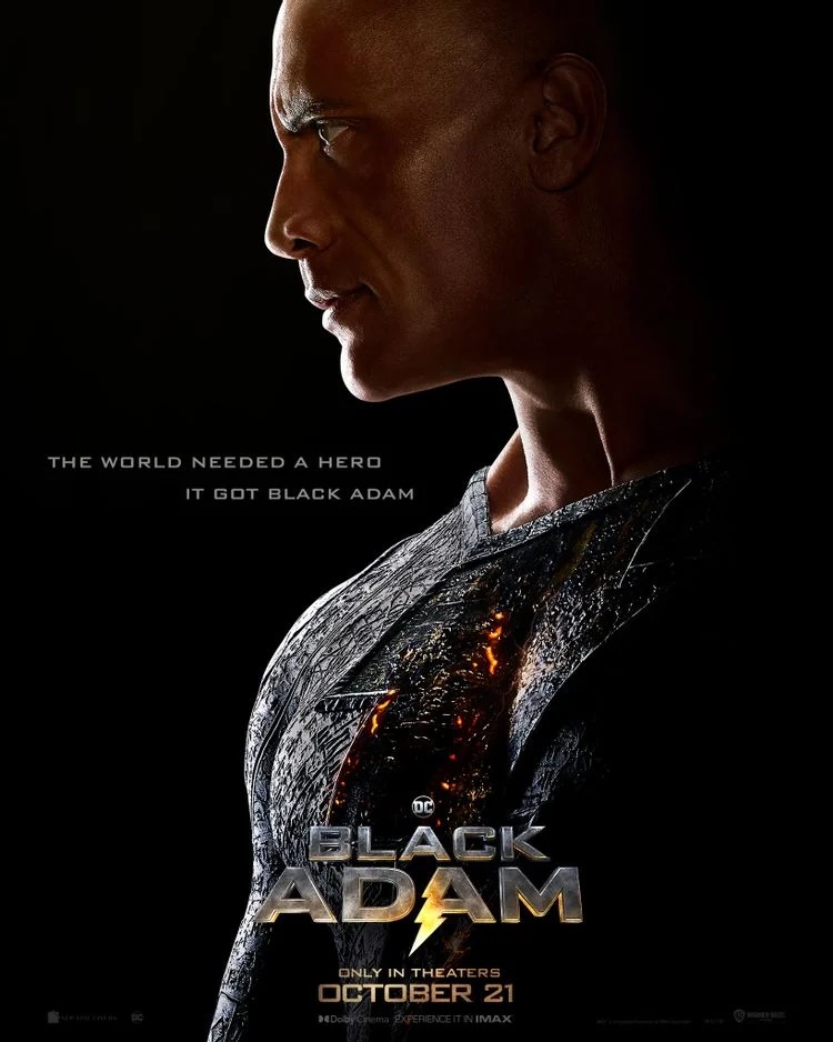 Dwayne Johnson como Black Adam. / Productora.