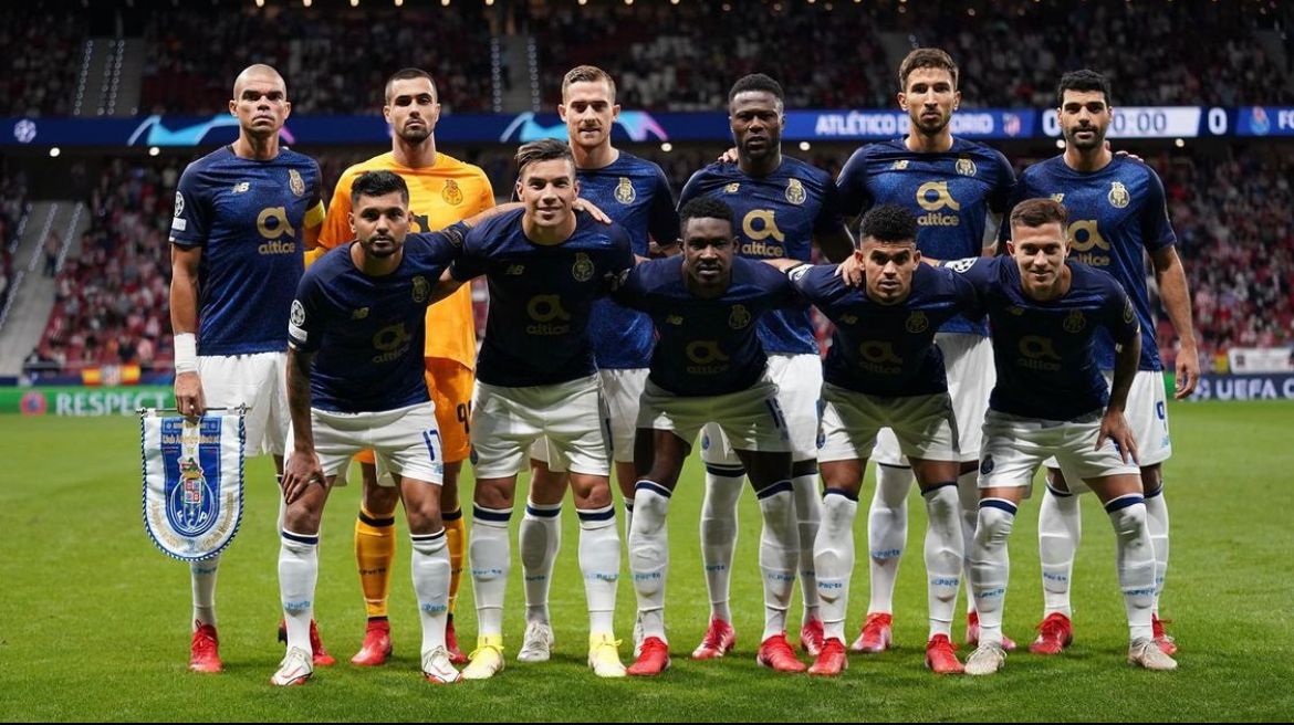 La plantilla del Oporto en la temporada 2021-22. / Foto: @official_pepe
