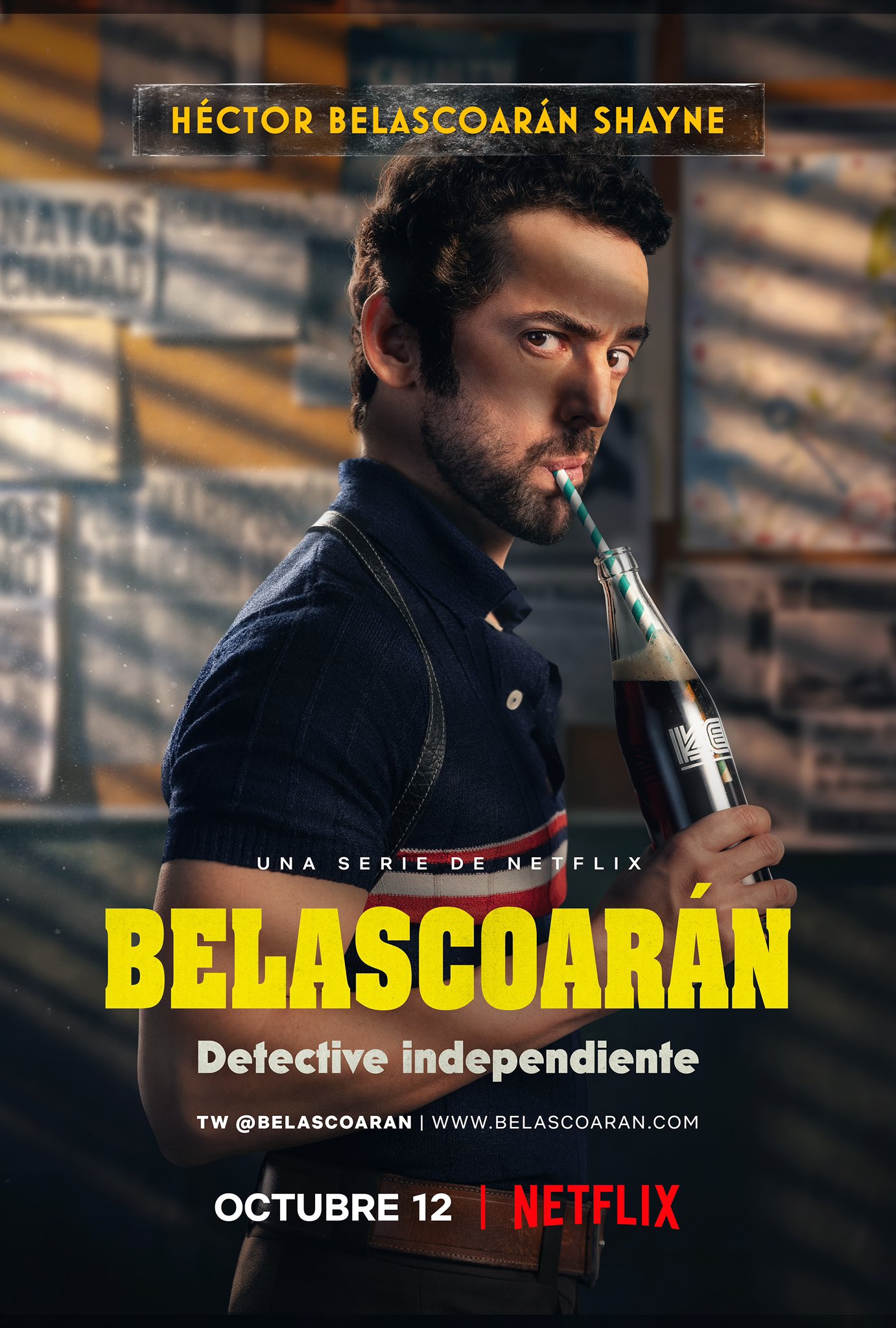 Póster oficial de Luis Gerardo Méndez. / Netflix