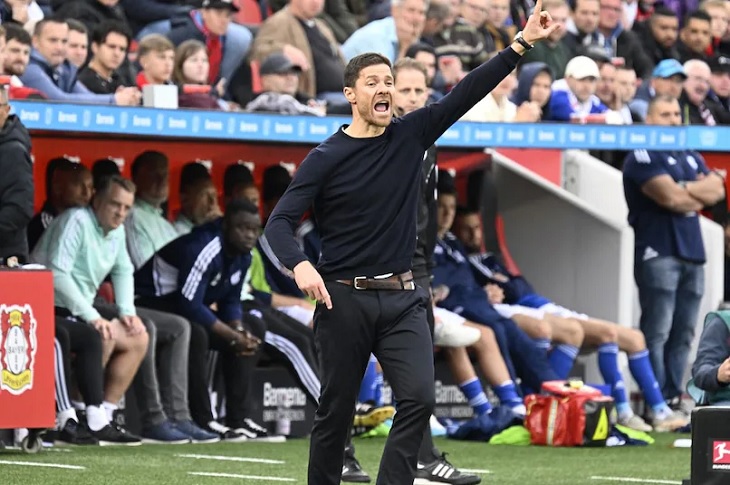 Xabi Alonso, entrenador del Bayer Leverkusen / @Twitter