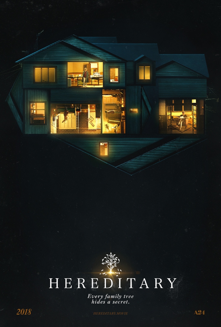 Poster oficial de Hereditary. / A24