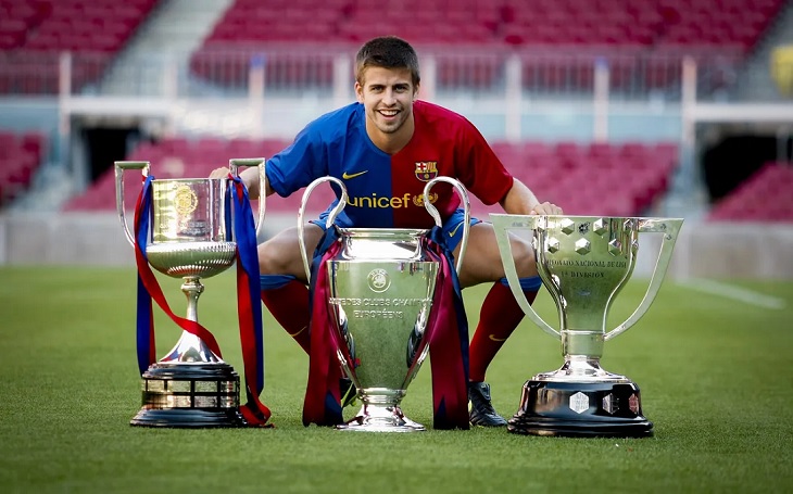 Gerard Piqué, fue uno de los artífices del famoso sextete del Barça de Guardiola. / fcbarcelona.es