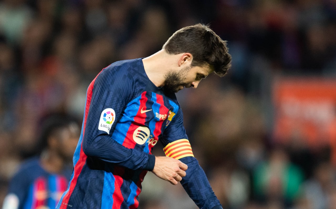 Gerard Piqué, en su último partido profesional. @FCBarcelona_es