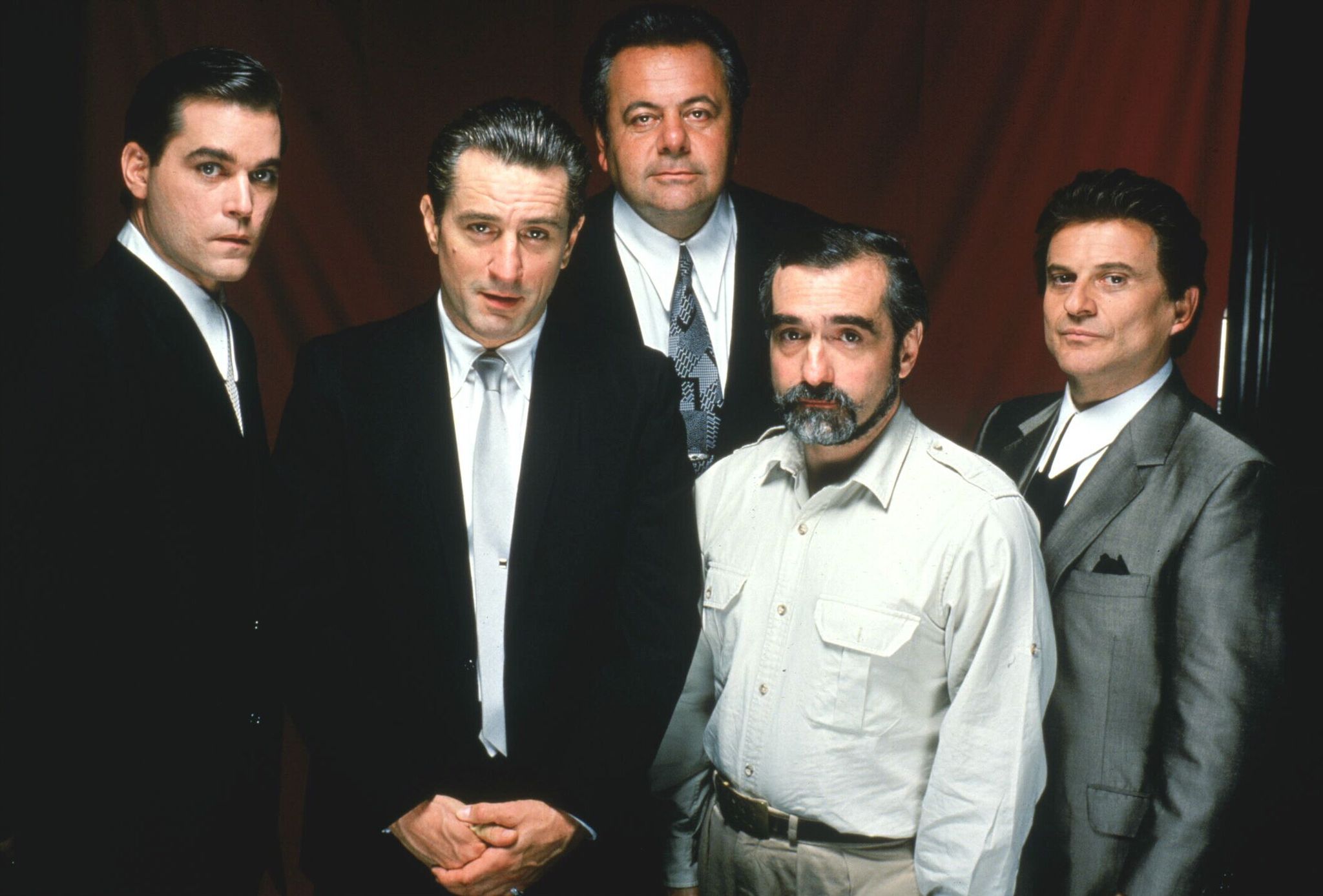 Ray Liotta, Robert De Niro, Joe Pesci, Paul Sorvino y Martin Scorsese. / IMDb