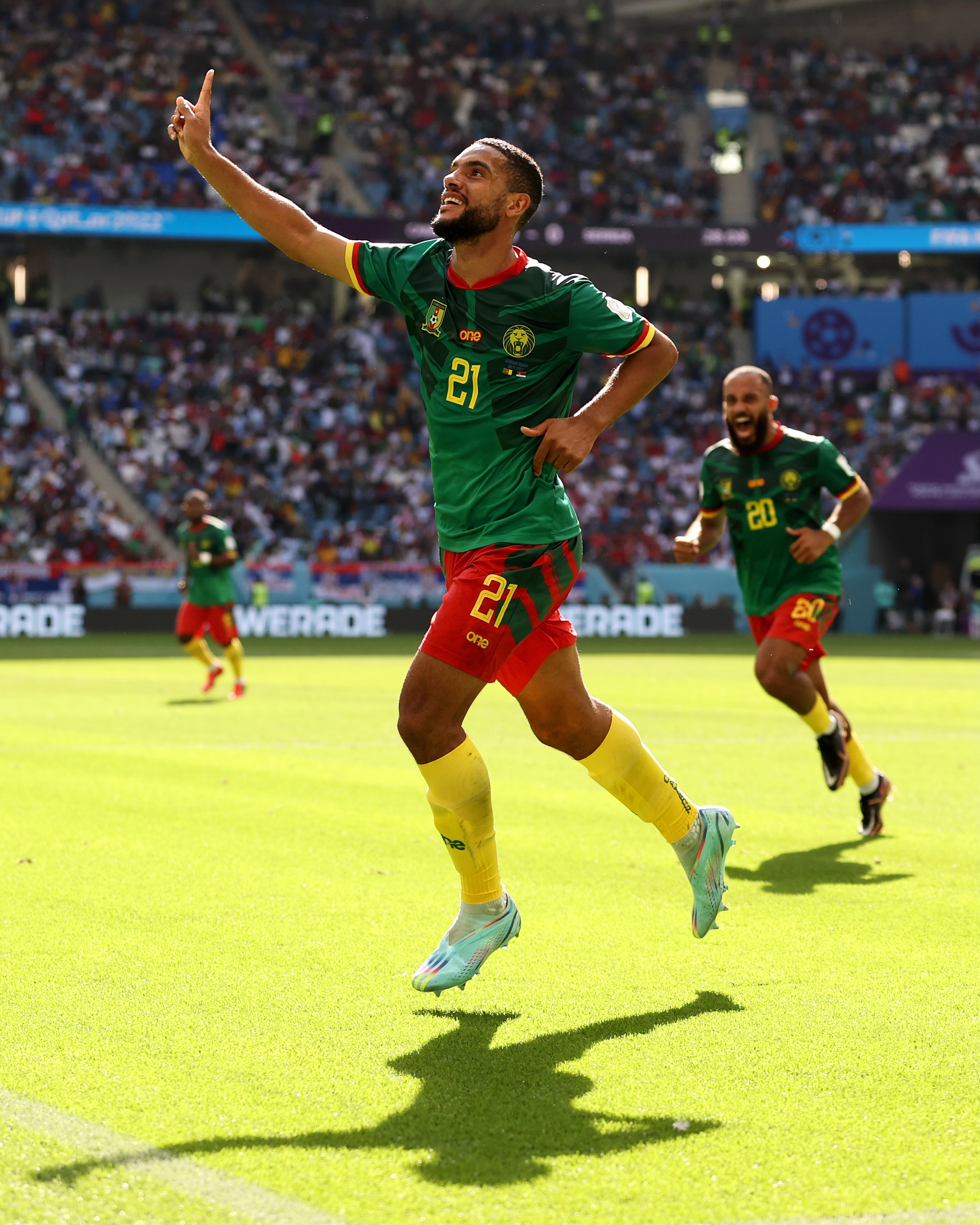 Castelletto celebrando su gol a Serbia. / @fifaworldcup