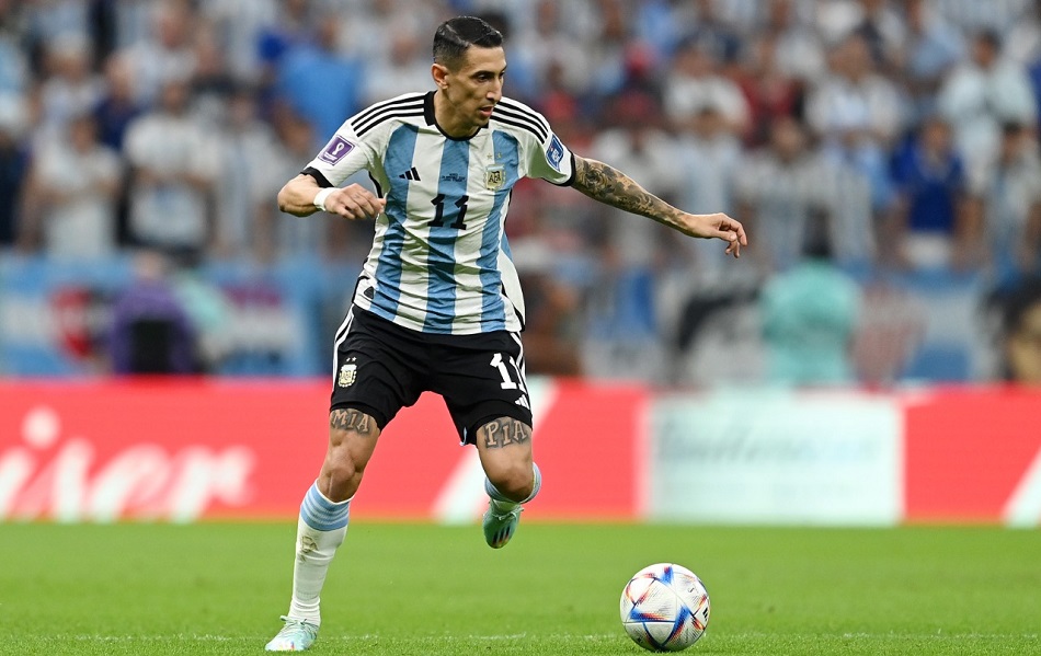Ángel Di María, extremo de Argentina.. @Argentina