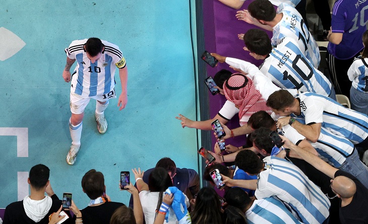 Messi, idolo total en Qatar. @fifaworldcup_es