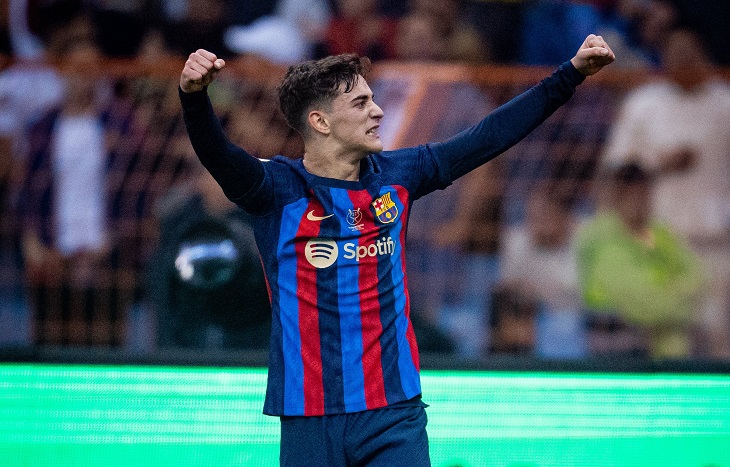 Gavi, mediocampista del FC Barcelona. / @FCBarcelona
