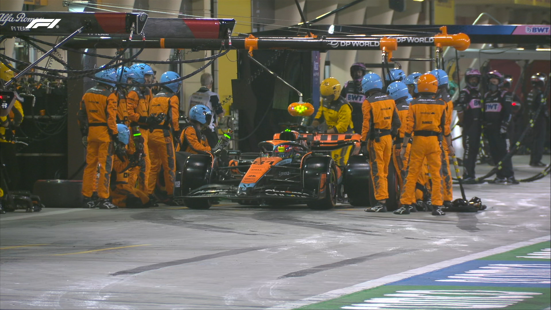 Momento del abandono de Oscar Piastri. / @F1