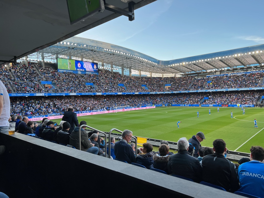 Una panorámica parcial del estadio Abanca Riazor. / Mundiario